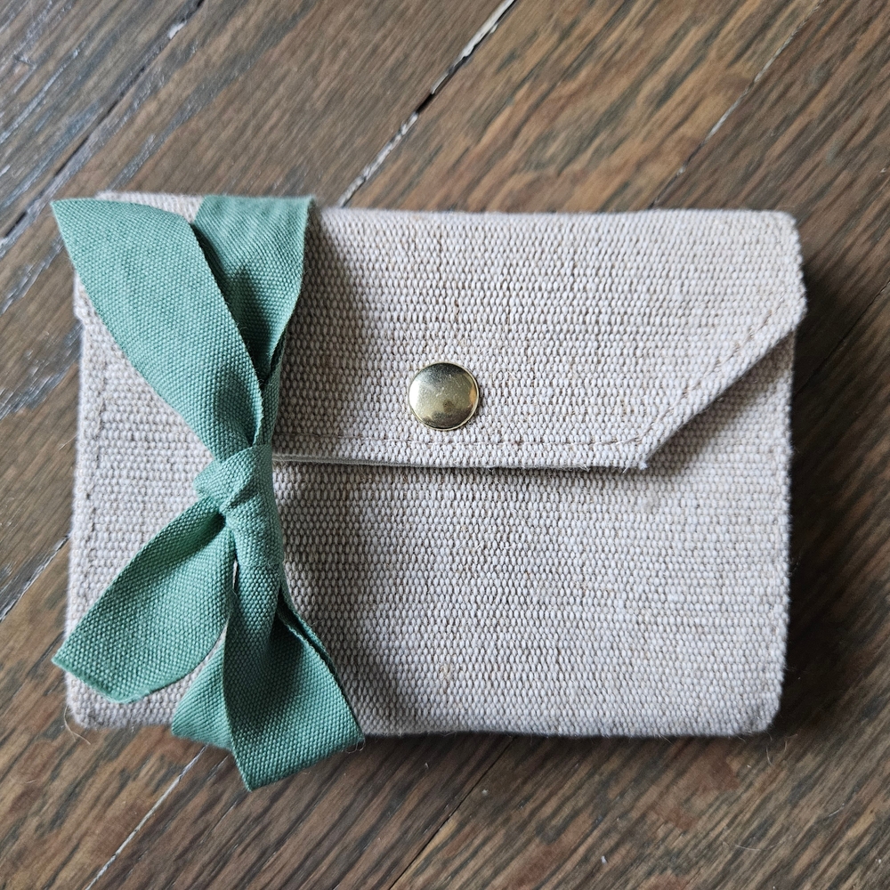 Sezane Canvas Coin Pouch